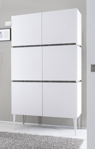 Hohes Sideboard - REX - LC spa - modern / Eiche / Wenge