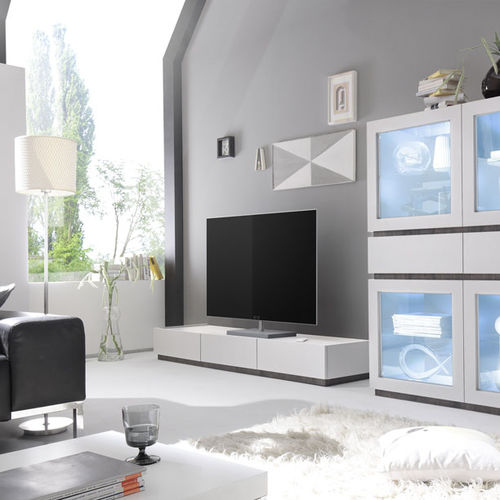 Modernes Fernsehmöbel - REX  - LC spa - Eiche / Wenge