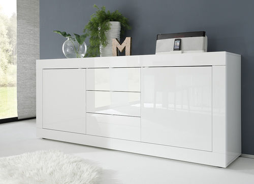 Modernes Sideboard - BASIC - LC spa - Eiche / Wenge / weiß