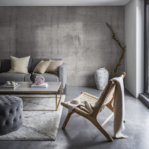 Tapete / originelles Design - P292301-8 - Mr Perswall - einfarbig / Betonoptik / grau