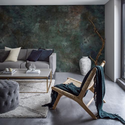 Tapete / originelles Design - OXIDATED - Mr Perswall - Metall / abstraktes Motiv / Tapetenoptik