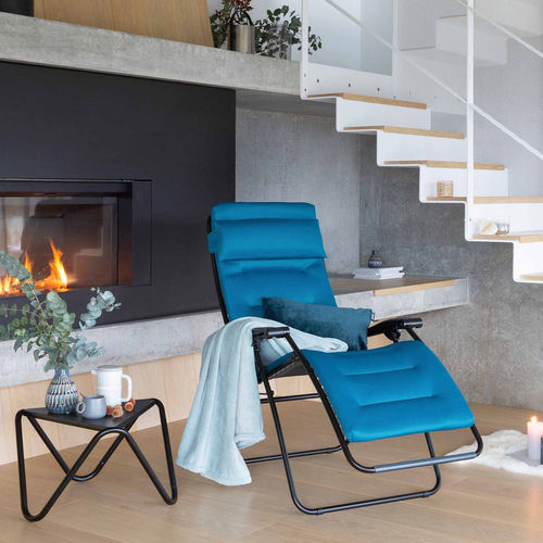 Moderner Relaxsessel - Rsxa Clip Air Comfort® - Lafuma Mobilier - Stoff / Stahl / mit Fußstütze