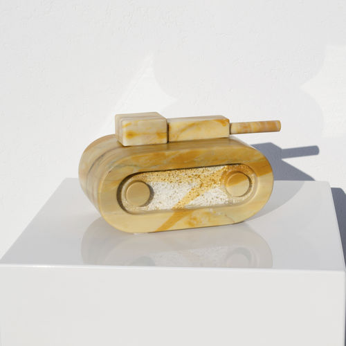 Marmorskulptur - GAME. NO WAR - San Polo Art Gallery | Contemporary Art & Design i - für Außenbereich / für Kunstgalerien / weiß