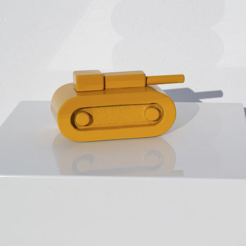 Natursteinskulptur - GAME. NO WAR : YELLOW - San Polo Art Gallery | Contemporary Art & Design i - für Außenbereich / für Gewerbegebrauch
