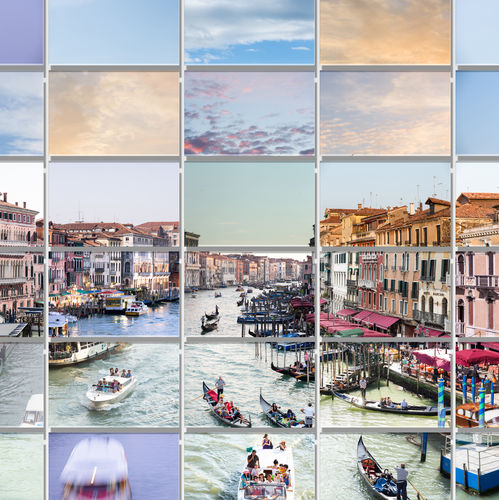 Fotodruck - RIVUS ALTUS - XL78 #06 PASTEL | VENICE PHOTOS FRAGMENTS - San Polo Art Gallery | Contemporary Art & Design i - großformatig / Landschaft / für Kunstgalerien