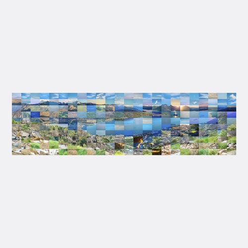 Fotodruck - CRONORAMA | LAGO MAGGIORE 07 | VARIATION XS240#02  - San Polo Art Gallery | Contemporary Art & Design i - großformatig / Landschaft / für Kunstgalerien