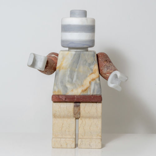 Marmorskulptur - LUPO  - San Polo Art Gallery | Contemporary Art & Design i - freistehend / für Kunstgalerien / weiß