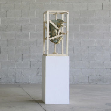 Holzskulptur - Cage n° 8 – Testa di Apollo - San Polo Art Gallery | Contemporary Art & Design i - Stein / Verbundwerkstoff / für Außenbereich