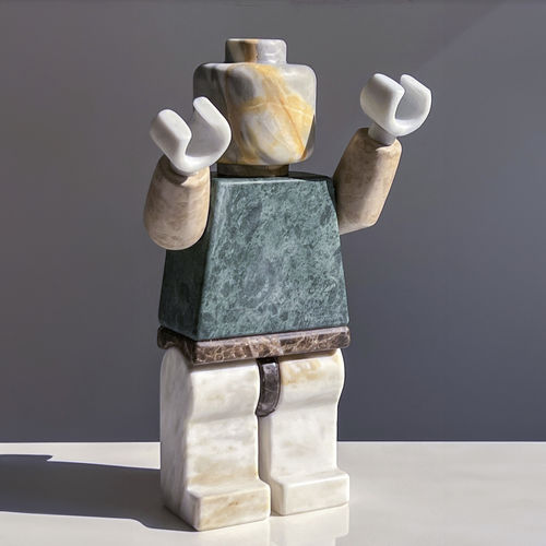 Marmorskulptur - CRUZ - San Polo Art Gallery | Contemporary Art & Design i - Carrara-Marmor / für Außenbereich / handgefertigt