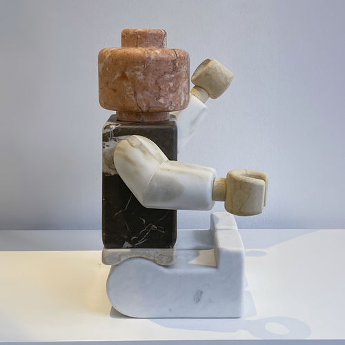 Carrara-Marmor-Skulptur - MIRIAM - San Polo Art Gallery | Contemporary Art & Design i - für Außenbereich / handgefertigt / Made in Italy