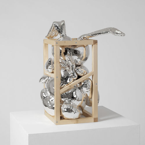 Holzskulptur - Cage n° 11 - Rabbit, 2022 - San Polo Art Gallery | Contemporary Art & Design i - Verbundwerkstoff / handgefertigt / Made in Italy
