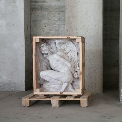 Holzskulptur - Box n° 1 - Amore rapito, 2015 - San Polo Art Gallery | Contemporary Art & Design i - aus Jesmonite / handgefertigt / Made in Italy