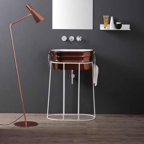 Waschbecken-Unterbau / Metall - TNZ01STFNO - horganica
