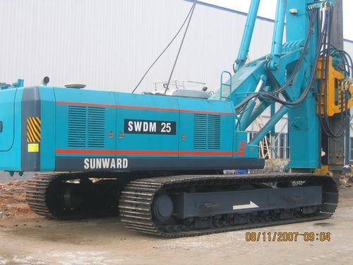 Dieselbetriebenes Bohrgerät - MODEL SWDM 25 - American Piledriving Equipment Inc. - drehbar / Imloch / für Baustellen