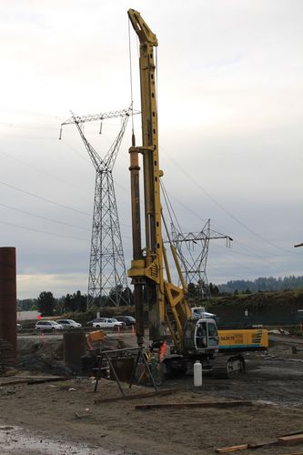 Dieselbetriebenes Bohrgerät - MODEL SA-20/70 - American Piledriving Equipment Inc. - drehbar / für Baustellen / Pfahl