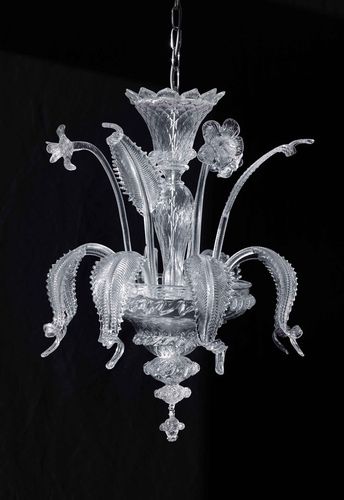 Klassischer Kronleuchter - DARWIN HALL - Magie di Murano - geblasenes Glas / Muranoglas / für Gewerbegebrauch