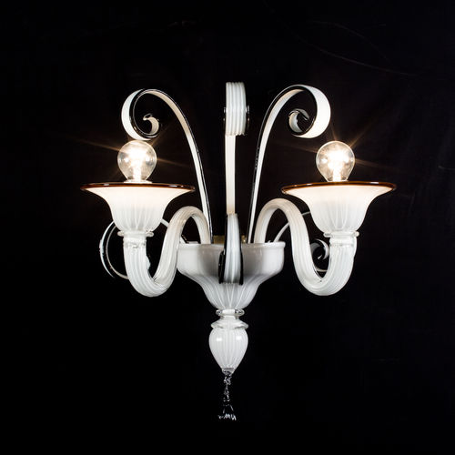 Klassische Wandleuchte - VIENNA  - Magie di Murano - für den Innenraum / geblasenes Glas / Muranoglas