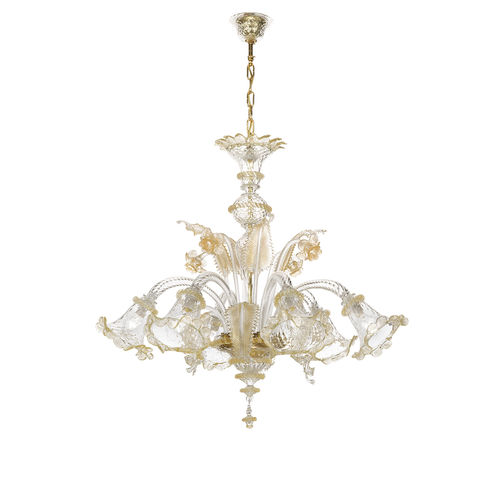 Moderner Kronleuchter - DARWIN - Magie di Murano - Muranoglas / LED / handgefertigt
