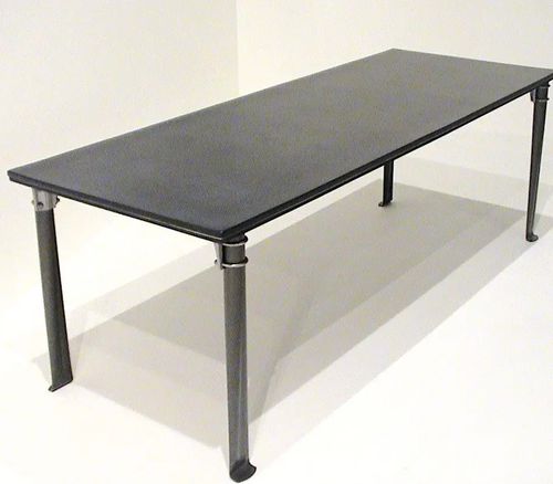 Moderner Tisch - DRIADE LEGATO - Monolite Ipergres - Keramik / Gestell aus Metall / rechteckig