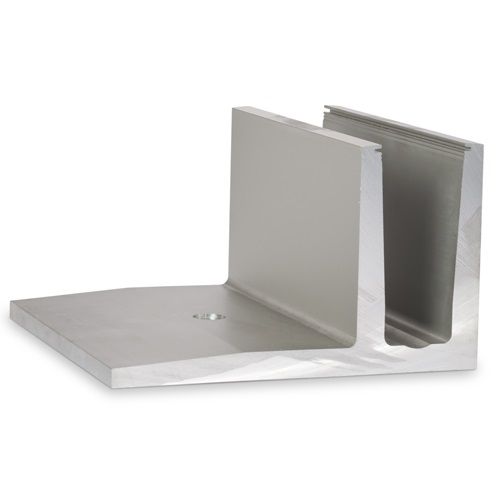 Profil / anodisiertes Aluminium - 10.3030.002.11 - OnLevel - U-förmig / für Geländer / Fertig