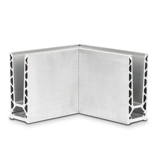 Profil / anodisiertes Aluminium - 10.6020.390.10 - OnLevel - Eck / für Geländer / Fertig