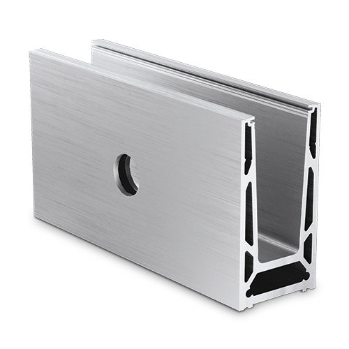 Profil / anodisiertes Aluminium - TL-6051 - OnLevel - U-förmig / für Geländer / Fertig