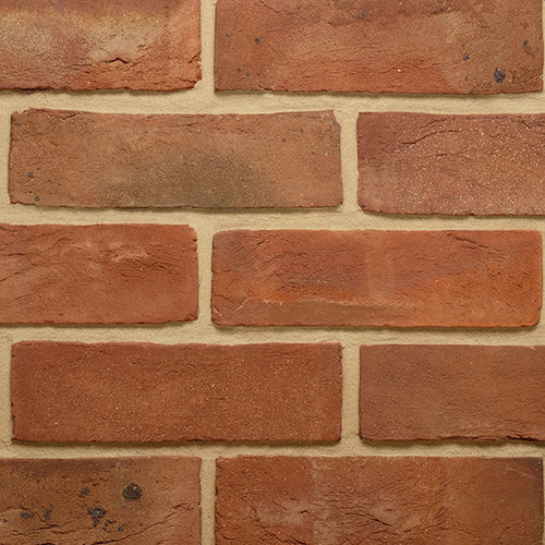 Ziegel für Fassaden - SOFT MULTI - Imperial Handmade brick - Massiv / rot / handgefertigt