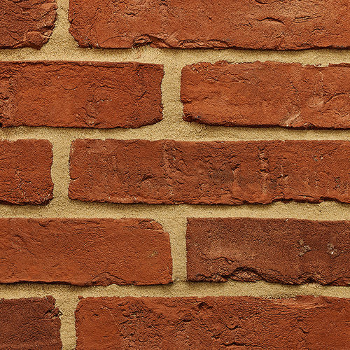Ziegel für Wand - 2″ TUDOR MULTI - Imperial Handmade brick - für Fußboden / Massiv / rot