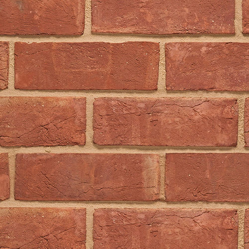 Ziegel für Wand - 3″ ELIZABETHAN - Imperial Handmade brick - Massiv / rot / handgefertigt