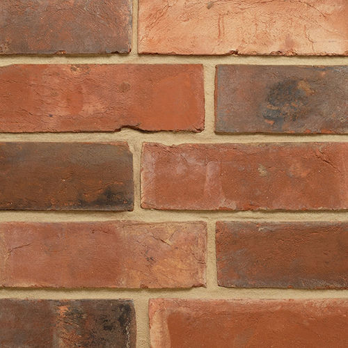 Ziegel für Wand - 3″ RECLAMATION ELIZABETHAN - Imperial Handmade brick - Massiv / gealtert / rot