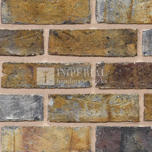 Ziegel für Fassaden - DARK WEATHERED ORIGINAL LONDON - Imperial Handmade brick - Massiv / gelb / handgefertigt