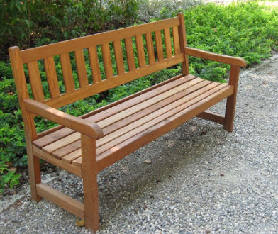 Moderne Bank für den öffentlichen Raum - OXFORD - PEVERELLI - Holz / mit Rückenlehne / mit Armlehnen