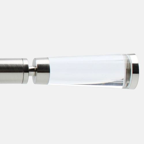 Stahl-Gardinenstange - CONTRASTE : CRISTAL - BOULET
