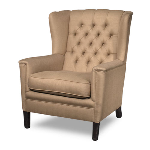 Chesterfield-Sessel - BLYTH - Bendic International - Leder / mit abnehmbarem Kissen / Ohren