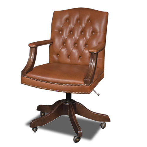 Chesterfield-Bürosessel - GAINSBOROUGH - Bendic International - Leder / Holz / schrägstellbar