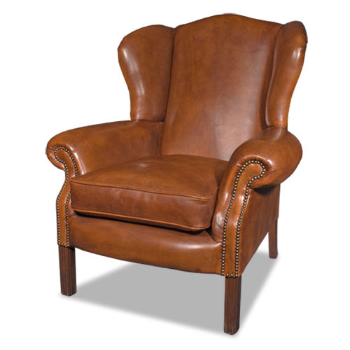 Klassischer Sessel - MORLEY - Bendic International - Leder / Holz / mit abnehmbarem Kissen