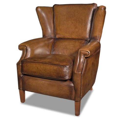 Klassischer Sessel - SUNBURY - Bendic International - Leder / mit abnehmbarem Kissen / Ohren