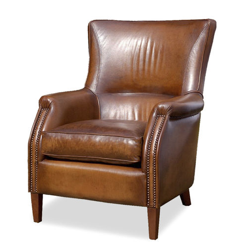 Klassischer Sessel - THAMES  - Bendic International - Leder / mit abnehmbarem Kissen / Hochlehner