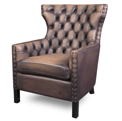 Chesterfield-Sessel - MASON - Bendic International - Leder / Kuhfell / Ohren