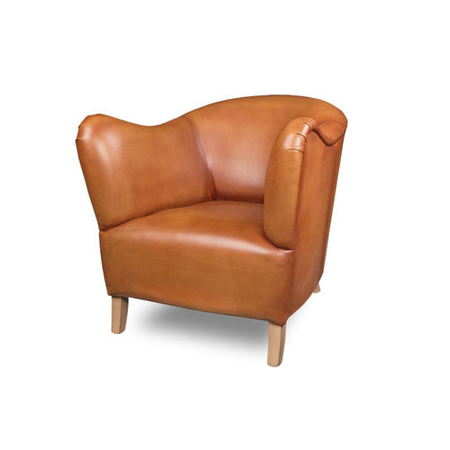 Klassischer Sessel - BRUCHT - Bendic International - Leder / grau / braun