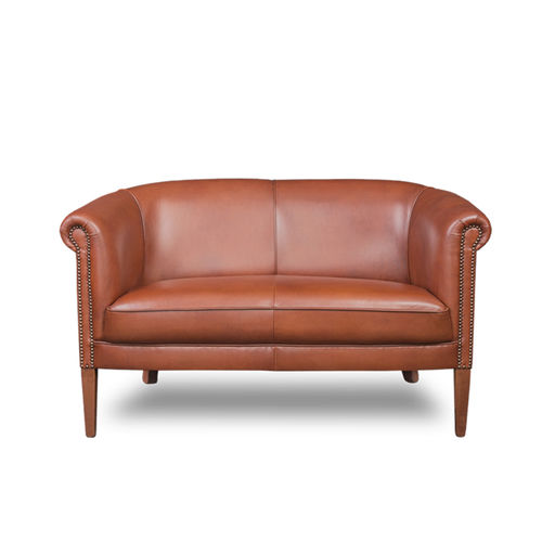 Klassisches Sofa - TUB  - Bendic International - für Yacht / Leder / mit Armlehnen