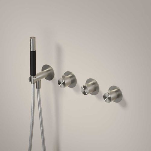 Einhebelmischer für Badewanne - AR7071 - hotbath - einbaufähig / thermostatisch / Stahl