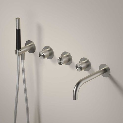 Einhebelmischer für Badewanne - AR7072 - hotbath - Einbau / thermostatisch / Stahl