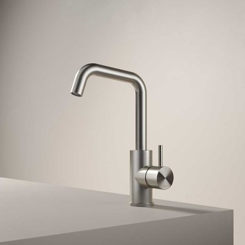 Einhebelmischer für Waschtisch - AR014 - hotbath - Aufsatz / Stahl / für Badezimmer