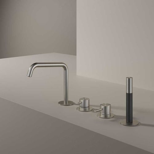Edelstahl-Wannenset - AR083 - hotbath - im Bereich / modern / 4-Loch