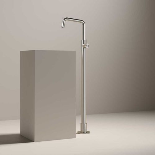 Einhebelmischer für Waschtisch - AR078W - hotbath - bodenstehend / Stahl / für Badezimmer