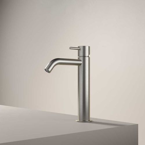 Einhebelmischer für Waschbecken - AR003M - hotbath - Aufsatz / Stahl / für Badezimmer