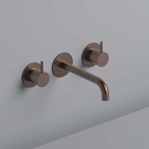 Zweigriffmischer für Waschtisch - CB105T-18 - hotbath - wandmontiert / Messing / für Badezimmer