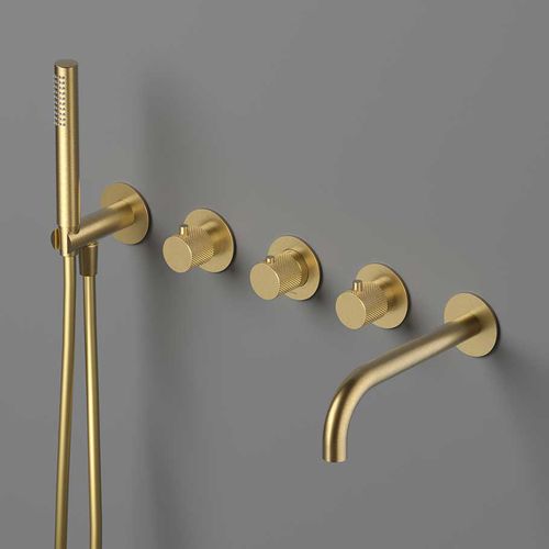 Badewannen-Einhebelmischer - CX7172 - hotbath - Einbau / thermostatisch / Messing