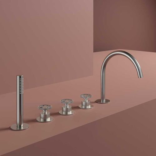Badewannen-Einhebelmischer - CW172 - hotbath - Aufsatz / Messing / für Badezimmer